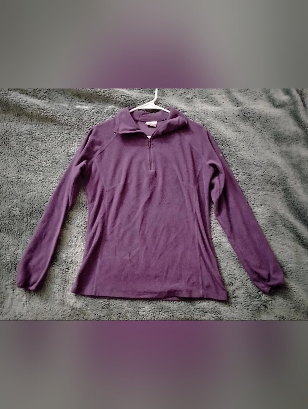 Columbia Quarter Zip Fleece Pullover Sweatshirt Women's Size Medium